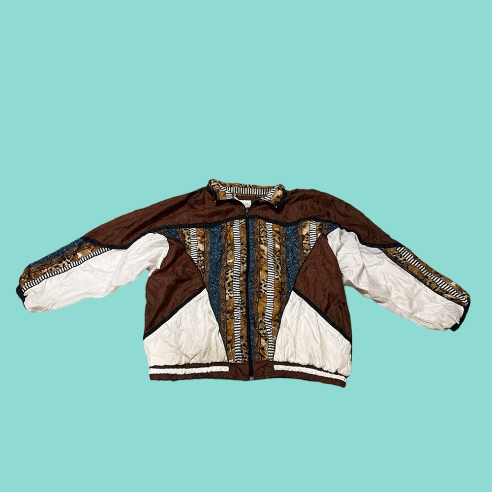 90’s Vintage Multi-print windbreaker